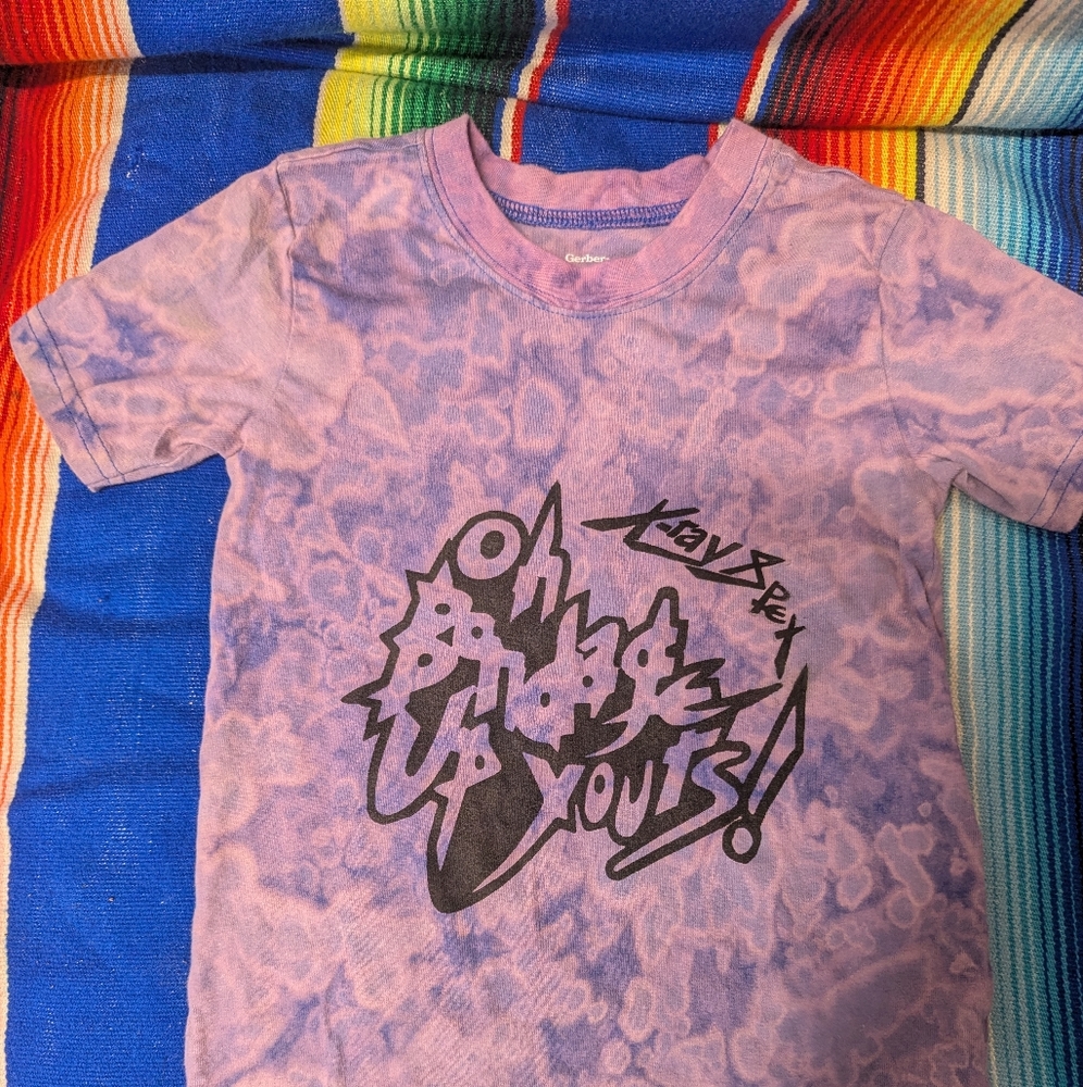 X-ray Spex Punk Band Tie-Dye Graphic T-Shirt